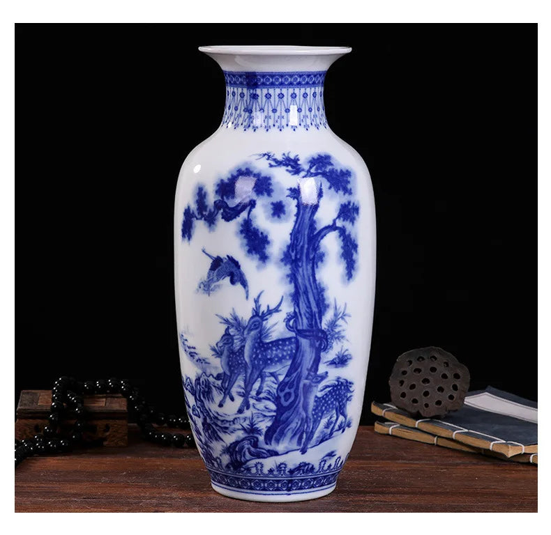 Ceramic vase modern imitation ancient Chinese living room decoration vase decoration handicraft