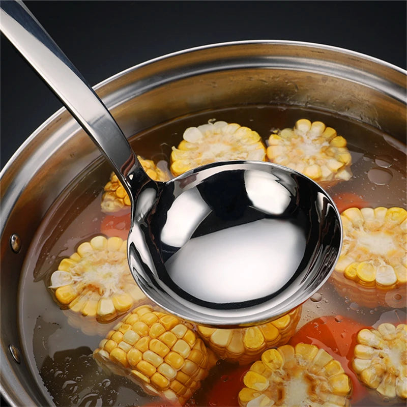 Kitchen Wooden Handle Wok Spatula Cooking Utensils Stainless Steel Frying Shovel Colander Soup Rice Spoon Kitchenware Tools