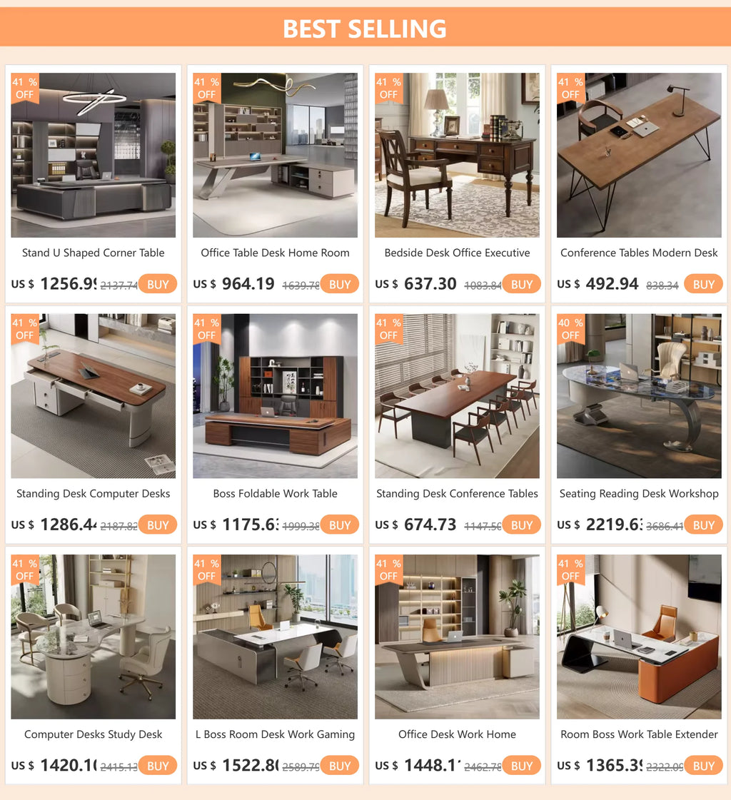 Desk Executive Office Reading Modern Room Desks Study Furniture Work Computer Offices Workshop Table Mesa Escritorio Desktop