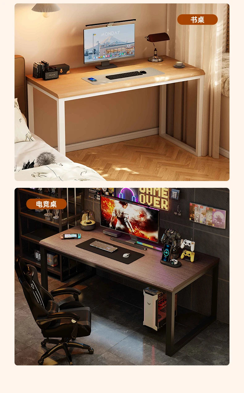 Minimalist Bedroom Office Desk Two Person Standing Design Unique Office Desk Computer Gaming Escritorio Esquinero Furnitures