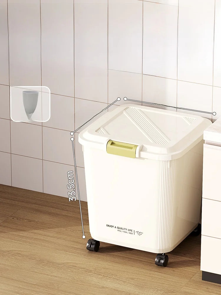 Food ade Sed Rice Storage Box Moisture Proof Bug Resistant Plastic Kitchen Storage Container for Home Use 5L And above C...