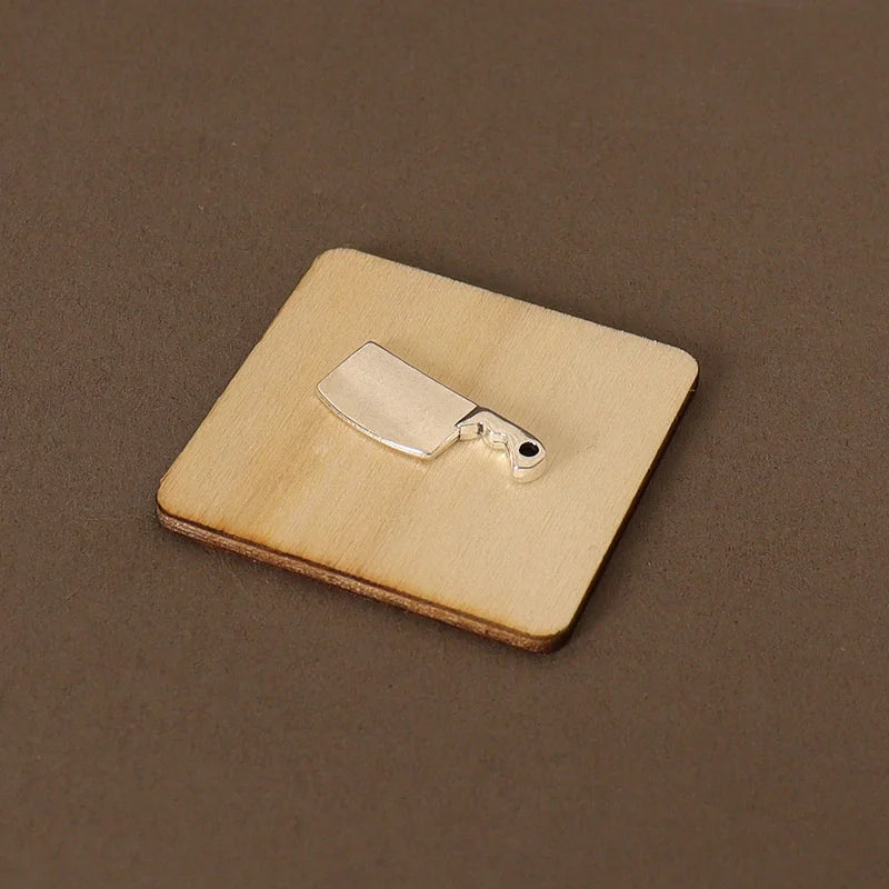 1 Set Doll House Mini Kitchen Knife Cooking Utensils Model for Dollhouse Kitchen Furniture Decoration Accessories Toy