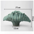 Ceramic Flower Vase Pottery Decorative Vases Modern Vase Plants and Decoration Ornaments Aesthetic Living Room Decor Accessories