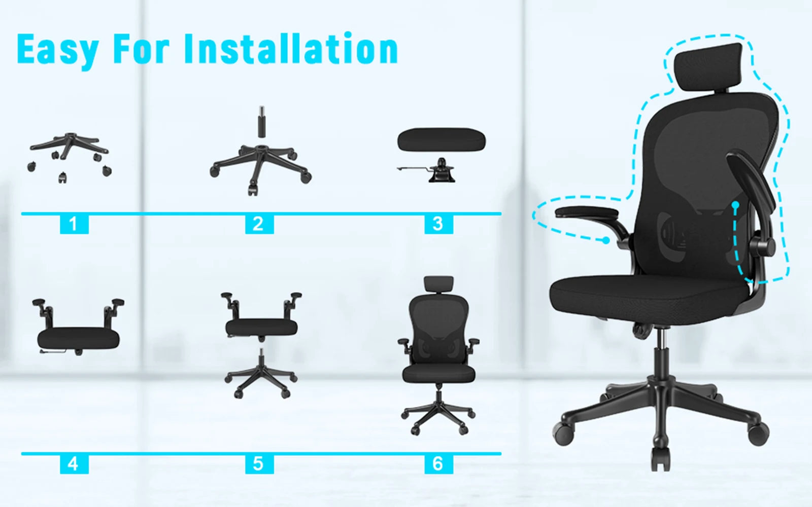 Computer Chair Home Office Chair Reclining Lift Swivel Chair Dormitory Student Gaming Game Seat Backrest Ergonomic Office Chair