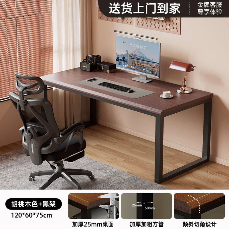 Minimalist Bedroom Office Desk Two Person Standing Design Unique Office Desk Computer Gaming Escritorio Esquinero Furnitures
