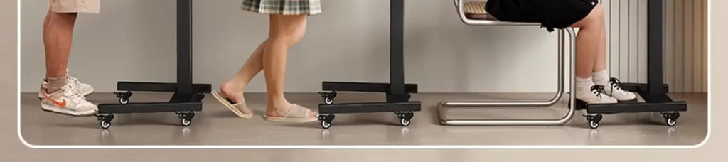 Height Adjustable Computer Desk Mobile Small Desk for Live Streaming Home Study Office Desk Standing Workstation desks