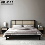 Modern Bedroom Furniture Wooden Bedside Table Nightstand Cabinet Bed End Side Table With Drawer For Home Use