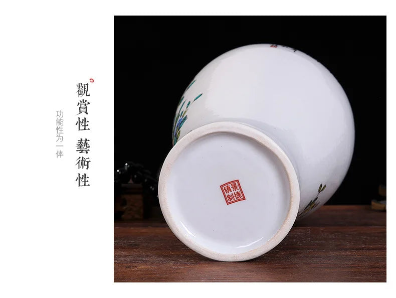 Ceramic vase modern imitation ancient Chinese living room decoration vase decoration handicraft
