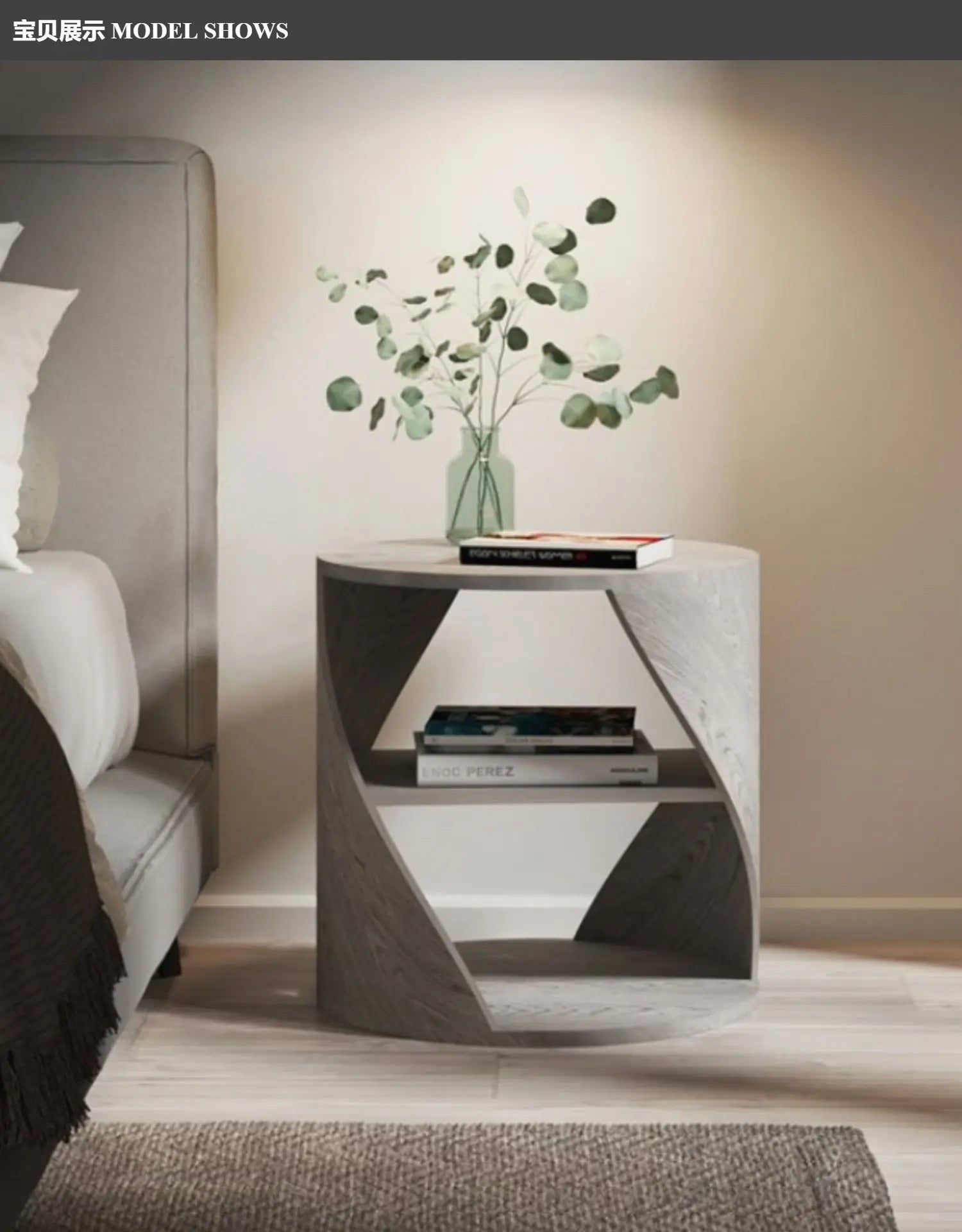 Modern Aesthetic Night Table Trendy Minimalist Furniture Storage Bedside Table Space Saving Luxury Criado Mudo Bedroom Furniture