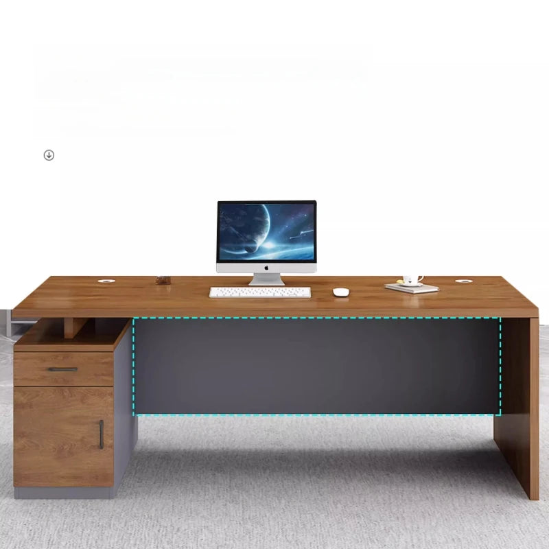 Bedroom Modern Office Desk Design Storage Luxury Fashionable Office Desk Classic Working Biurko Do Komputera Home Accessories