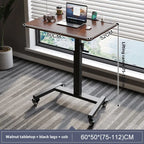 Height Adjustable Computer Desk Mobile Small Desk for Live Streaming Home Study Office Desk Standing Workstation desks