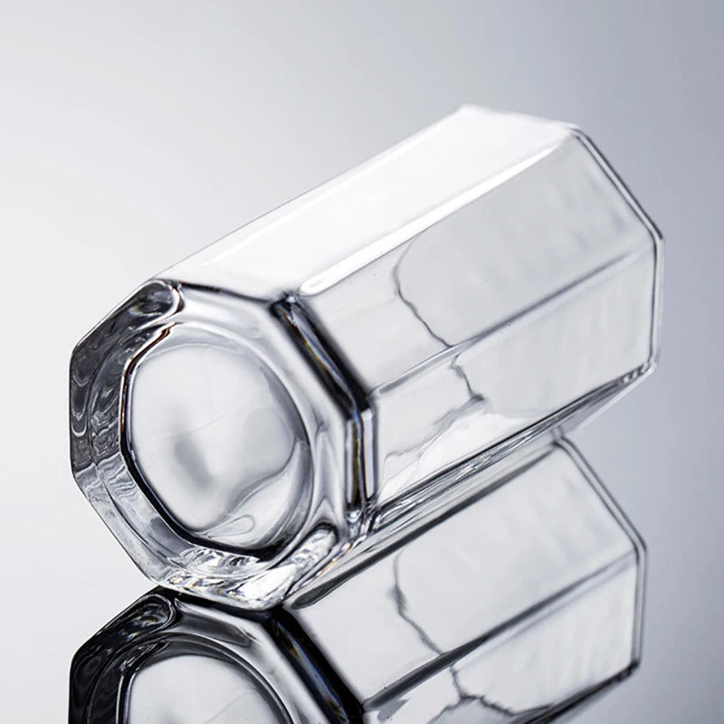 Glassware Kitchen Dining Bar Home Drinkware Tall Water Juice Drinking Glasses Set of 2pcs Transparent Tumbler Crystal Glass Cup