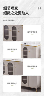 French Living Room Standing Cabinets Nordic Household Modern Showcase Cabinet Storage Drawers Mobile Legno Con Cassetti Furnitur