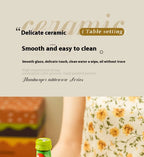 Stackable Burger Plate Bowl Set Modern Hamburger Ceramic Dinnerware Set Tableware For Housewarming Home Wedding Restaurant Party