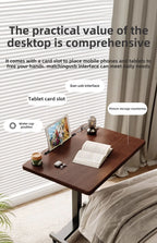 Height Adjustable Computer Desk Mobile Small Desk for Live Streaming Home Study Office Desk Standing Workstation desks