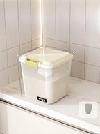 Food ade Sed Rice Storage Box Moisture Proof Bug Resistant Plastic Kitchen Storage Container for Home Use 5L And above C...