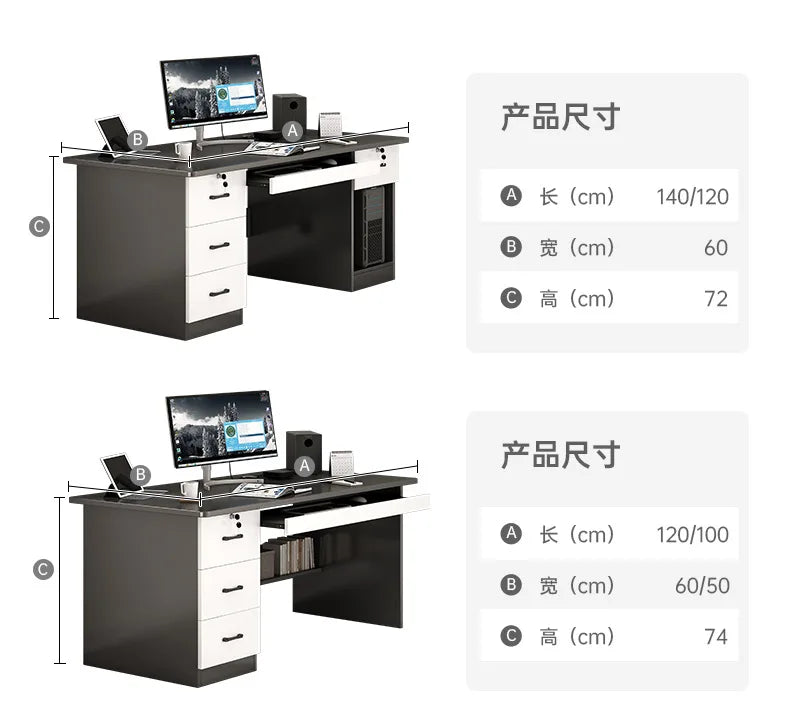 Modern Wood Office Desks Simplicity Study Cmputer Table Gaming Desk Bedroom Home Office Desks Table Computer Work Furniture