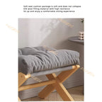 Home Living Room Sofa Simple and Multifunctional Portable Folding Footrest Stool Shoe Changing Stool