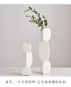 Modern minimalist vase decoration home Flower Arrangement Living Room Flowerpot Nordic minimalist decor black vase Art Ornaments