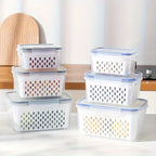 4pcs/set Storage Container, Multifunctional Leak Proof Food Storage Box  food storage containers  containers for kitchen