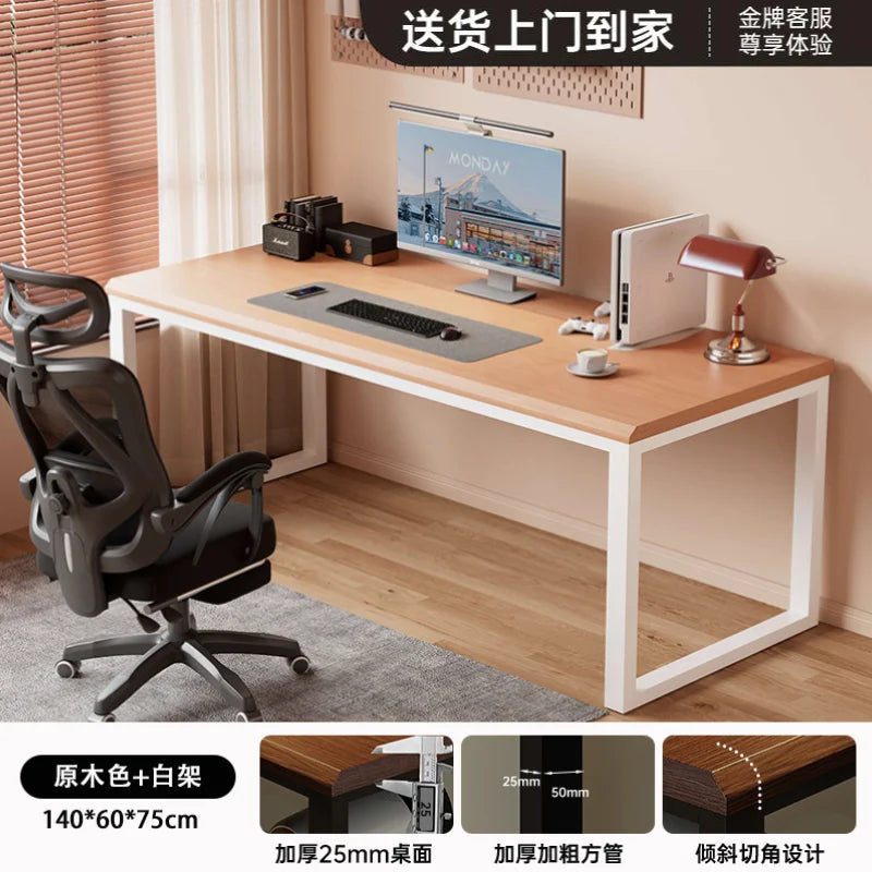 Minimalist Bedroom Office Desk Two Person Standing Design Unique Office Desk Computer Gaming Escritorio Esquinero Furnitures