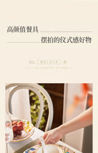 Fine China Kitchen Dinner Set Guests Gift Women Party Plates Dinnerware Sets Ceramic Breakfast Juego De Vajilla Completa Dishes