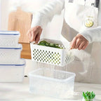 4pcs/set Storage Container, Multifunctional Leak Proof Food Storage Box  food storage containers  containers for kitchen