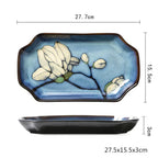 Ceramic Dinner Plate Service Dish Cake Dish Western Steak Steak Disc Salad Bowl Kitchen Board Wedding Kitchen Supplies Beautiful