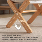 Home Living Room Sofa Simple and Multifunctional Portable Folding Footrest Stool Shoe Changing Stool