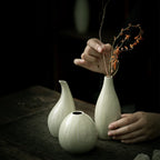 Ceramic vase ornaments, flower arrangements, desktop office and home decor