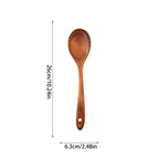 5/9Pcs/set Wooden Kitchen Utensils Set, Wooden Spoons for Cooking, Utensils,Natural Teak Wooden Spoons For Non-stick Pan Gift