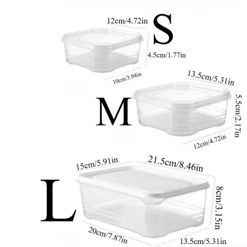 10-Pack Airtight Food Storage Containers -  Stackable Kitchen Organizers ( Leakproof, Fridge/Freezer to Outdoor Use)