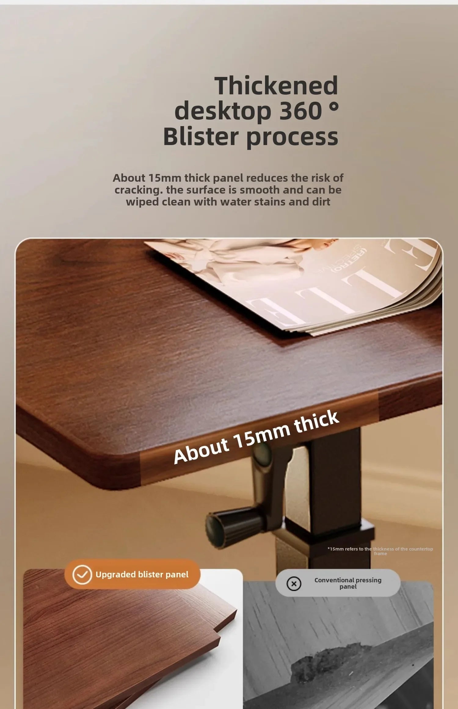 Height Adjustable Computer Desk Mobile Small Desk for Live Streaming Home Study Office Desk Standing Workstation desks