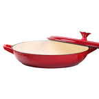 Kitchen customizable  enameled dutch oven cast iron cookware casserole cooking soup & stock pots and pans set