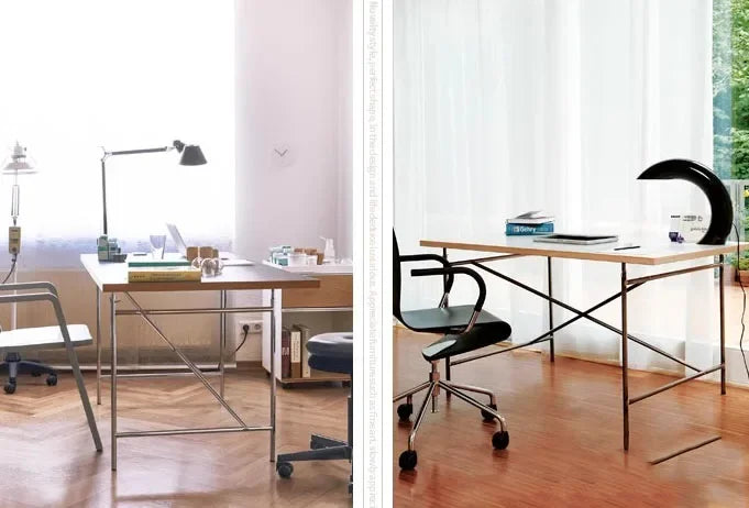 Office Table Simple Stainless Steel Square Standing Desk Modern Conference Lifting Computer White Desk Table Office Furniture