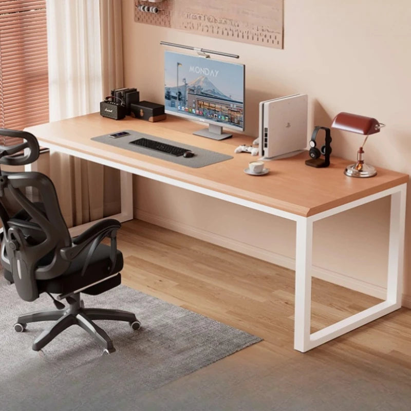 Minimalist Bedroom Office Desk Two Person Standing Design Unique Office Desk Computer Gaming Escritorio Esquinero Furnitures