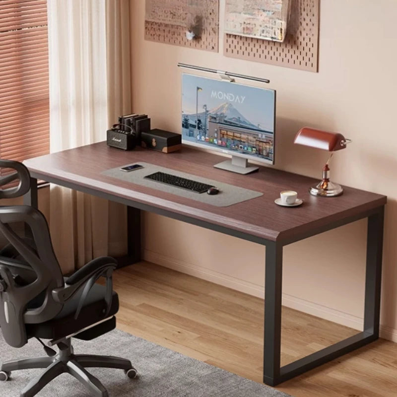 Minimalist Bedroom Office Desk Two Person Standing Design Unique Office Desk Computer Gaming Escritorio Esquinero Furnitures