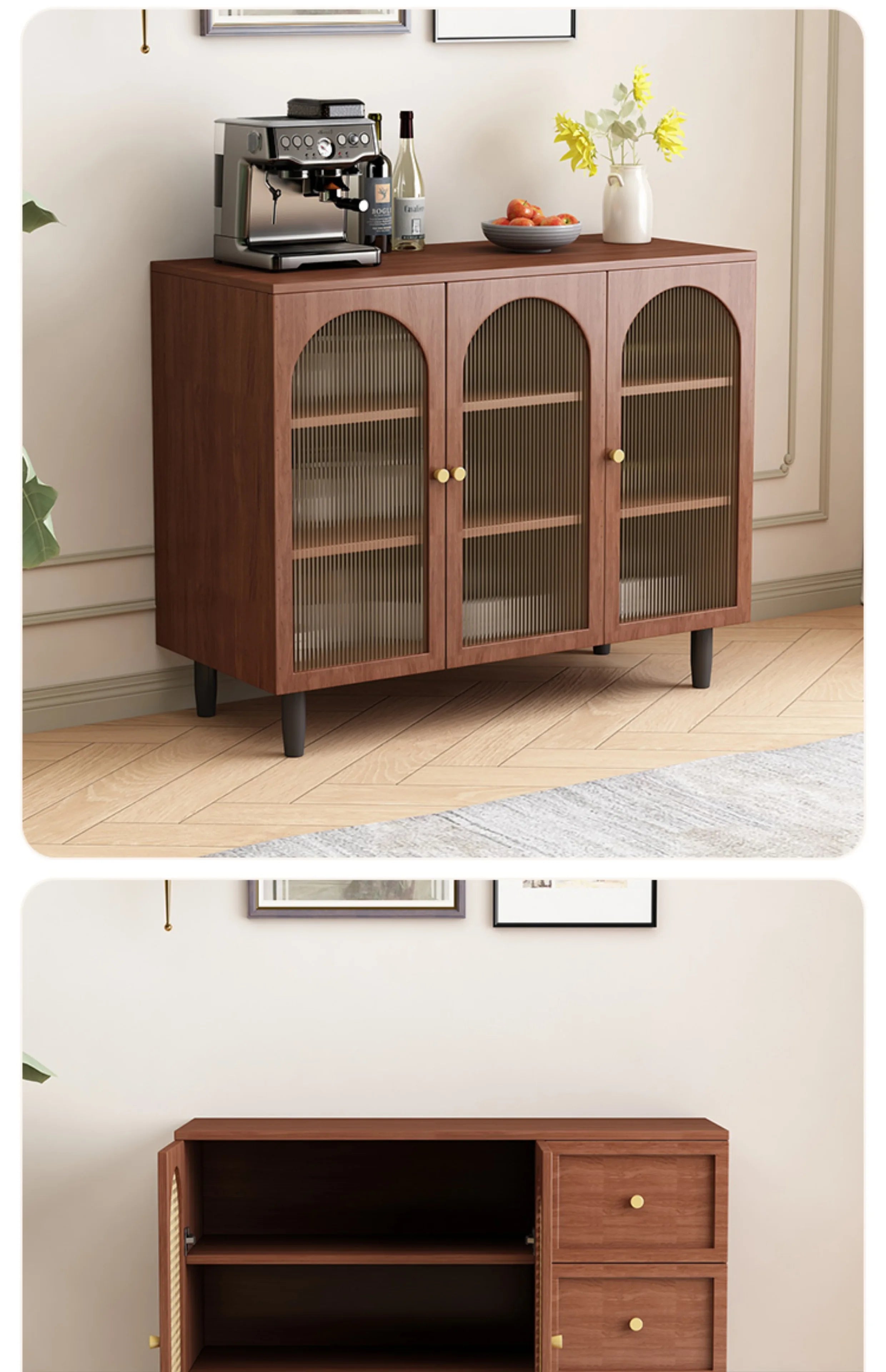 Luxury Beauty Living Room Cabinets Trendy Simple Delicacy Quality Storage Cabinet Scalable Exquisite Vetrina Soggiorno Furniture