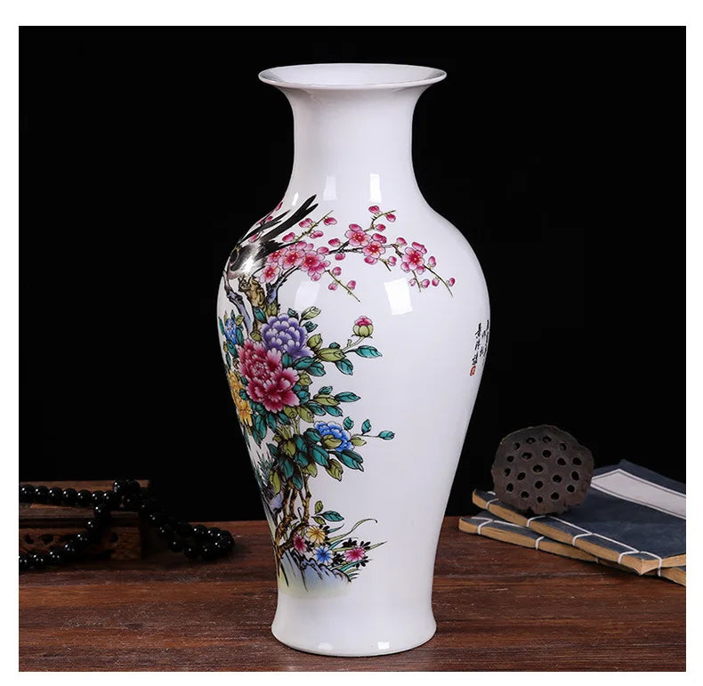 Ceramic vase modern imitation ancient Chinese living room decoration vase decoration handicraft