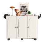 Keys Display Cabinet Cream Standing Office Buffet Cabinets Luxury Organization Mueble Recibidor De Entrada Home Furniture