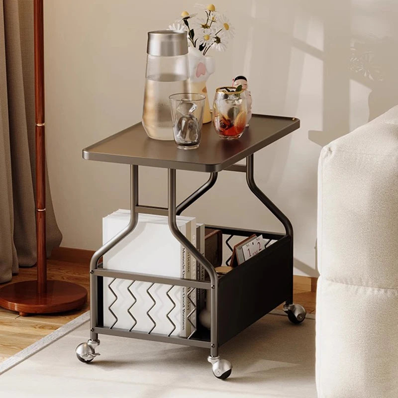Modern Mobile Side Table Beauty Trendy Exquisite Glamour Coffee Table Luxury Elegant Mesa De Centro Sala Living Room Furniture
