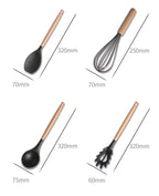 Kitchen Utensil Set Silicone BPA Free Kitchen Cooking Baking Tools Set Kitchen Accessories Gadgets Kitchenware With Container N.