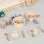 Children's Wooden House Kitchen Utensils Toy Sets Montessori Early Habit Cultivation Cognitive Training Parent-child Interaction