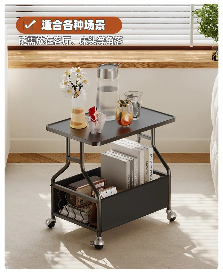 Modern Mobile Side Table Beauty Trendy Exquisite Glamour Coffee Table Luxury Elegant Mesa De Centro Sala Living Room Furniture