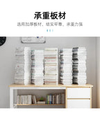 Contemporary Office Study Desk, Contemporary Computer Desk Writing Desk PC Desk Work Desk with 3-Drawers and Metal Legs