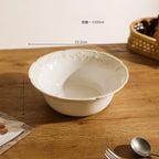 Baroque Vintage Ceramic Dinner Plates Western Food Dishes and Plates Sets European Modern Kiln Change Carving  Tableware Home