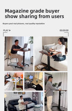Height Adjustable Computer Desk Mobile Small Desk for Live Streaming Home Study Office Desk Standing Workstation desks