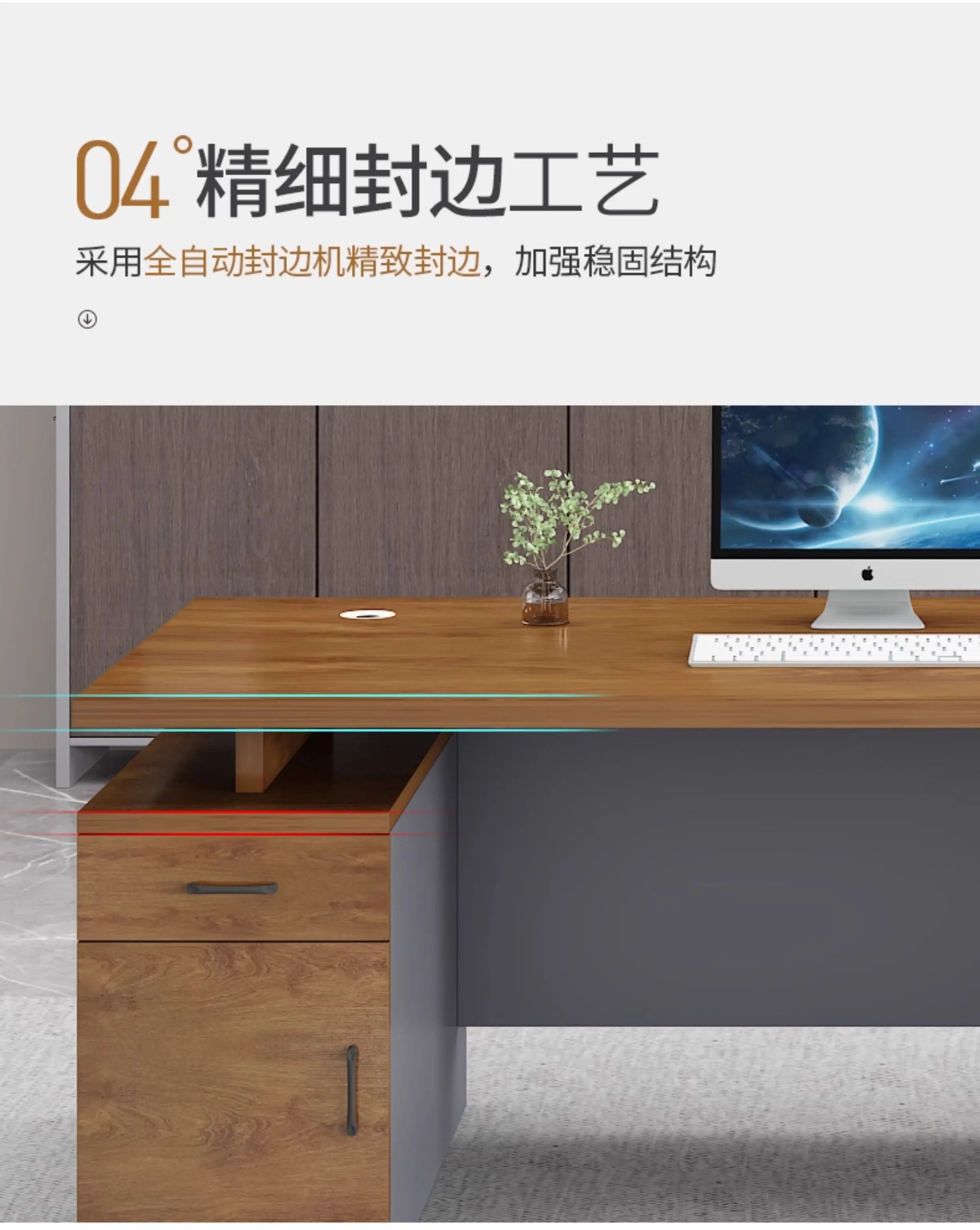 Bedroom Modern Office Desk Design Storage Luxury Fashionable Office Desk Classic Working Biurko Do Komputera Home Accessories