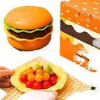 Stackable Burger Plate Bowl Set Modern Hamburger Ceramic Dinnerware Set Tableware For Housewarming Home Wedding Restaurant Party