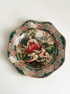 European Famous Painting Series Tableware Set Ceramic Material Underglaze Color Craftsmanship Handmade Painting